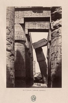 	Great Hypostyle Hall, Temple of Amun-Re, Karnak, Egypt, 1540–1075 B.C.
<br />Photographer: Antonio Beato, after 1862 