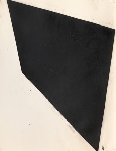 Richard Serra, Untitled, 1973; paintstick and charcoal on paper; 50 x 38 inches; collection of Mary and Harold Zlot; © 2011 Richard Serra / Artist Rights Society (ARS), New York; photo: Ben Blackwell