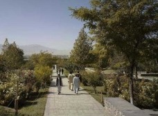 Babur Gardens, Kabul, Afghanistan. <br />Photograph by Christian Richters. With permission of Aga Khan Trust For Culture 