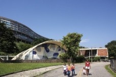 Conjunto Residencial Pedregulho, 1946, Affonso Reidy <br />Foto Leonardo Finotti Acervo CA 