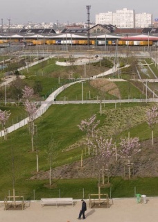 Parc de Clichy-Batignolles au 17e, 2007-2008