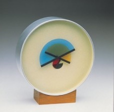 Ora-X, 1963, plástico alumínio mecanismo de mola base de madeira, Bruno Munari [divulgação]