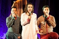 Rodrigo Palmieri, Leandro Ivo e Nathalia Neme <br />foto Ezyê Moleda 
