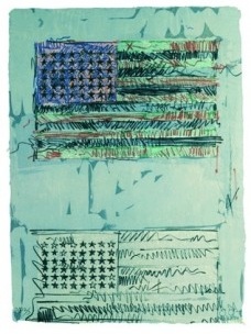 Bandeiras II, 1970, Litografia<br />Jasper Johns  [divulgação]