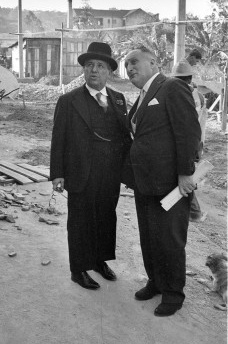 Assis Chateaubriand e Adolpho Bloch, Rio de Janeiro, 1962<br />foto Luiz Carlos Barreto  [acervo do autor]