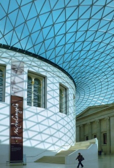 Überdachung des Great Court des British Museum, London <br />Foto Matthias Beckh, Munich 