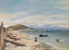 Detalhe de pintura de Charles Landseer