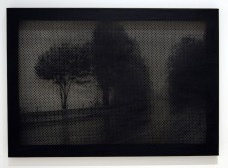 Caminho, 2012 (Acrílica sobre tela perfurada)<br />Rafael Pagatini  [divulgação]