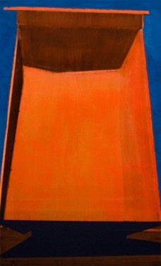 André Ricardo, “Caçamba 8”. 250 X 140 cm. Óleo s/tela. 2011
 [divulgação]