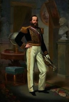 Dom Pedro II,1864, óleo sobre tela, 252 x 165 cm, Acervo MASP.<br />Victor Meirelles 