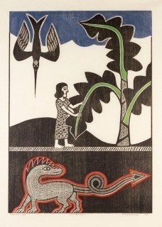 Apocalipse, 1964 _ Xilogravura _ 36x50,8cm<br />Gilvan Samico 