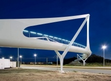 Pedestrian bridge Knokke-Heist<br />Photo Jean-Luc Deru  [Ney & Partners]