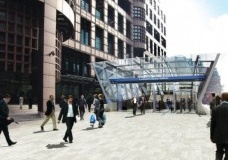 Liverpool St - Broadgate entrance, Nov 2010