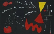 A Star Caresses the Breast of a Negress (Painting Poem) 1938
Tate © Succession Miro / ADAGP, Paris and DACS, London 2011