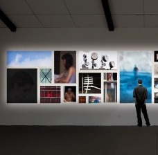 Exposição "V. se encontra na posição da seta"<br />Foto Tuca Vieira 