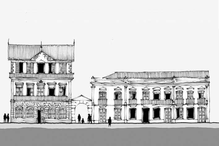 House n.1, Alley of Pinto and House of Marquesa de Santos, São Paulo