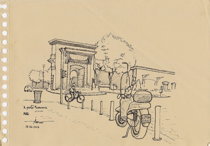 Porta Romana, Milão, 18 de junho de 2016