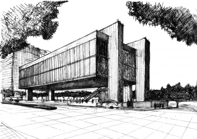 MASP – Museum of Modern Art in Sao Paulo, architect Lina Bo Bardi