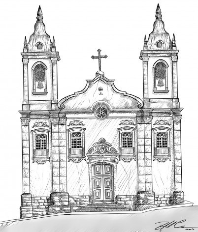 Igreja Nossa Senhora do Rosário, São João del-Rei MG Brasil