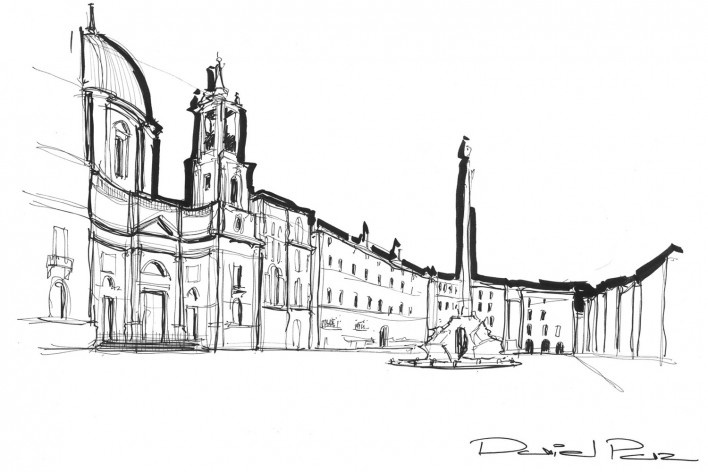 Piazza Navona, Roma, Itália