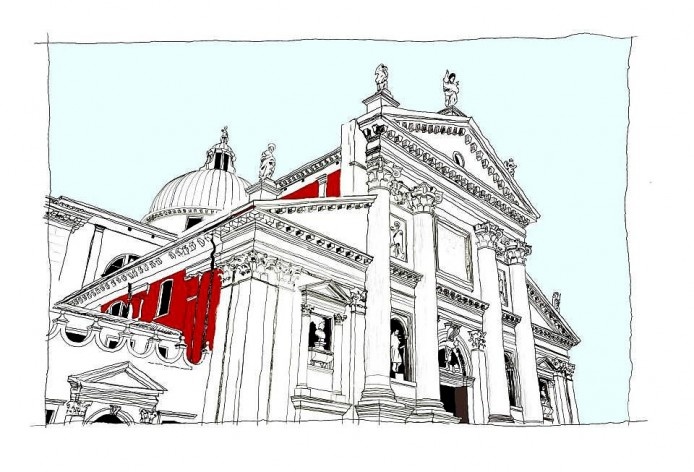 Church of San Giorgio Maggiore, architect Andrea Palladio, Venice