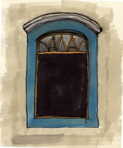 Blue window