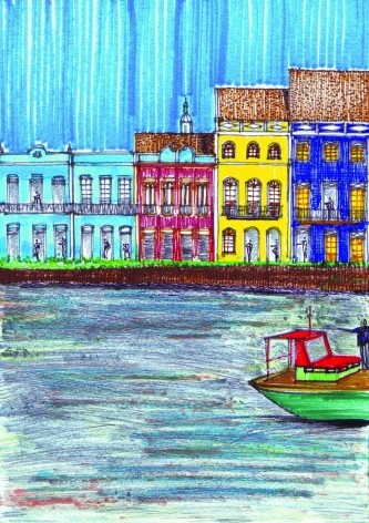 Capibaribe River and Aurora Street, Recife PE