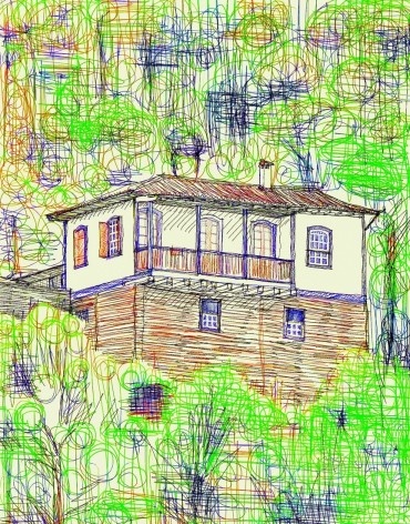 Another house on the hill, above the Street Conselheiro Quintiliano, Ouro Preto MG