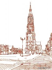 Nieuwe Kerk, Delft, Holanda