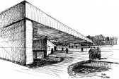 Brazilian Museum of Sculpture - MuBE. Architect Paulo Mendes da Rocha