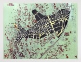 Whale in Almeria, silkscreen 56X76cm