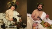 “Bacco” por Caravaggio, Galleria Uffizi, Firenzi, versus Baccoca Cola em Barcelona