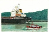 Petroleiro e barco Mariana, maio 1992