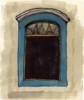 Blue window