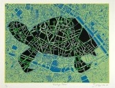 Turtle in Paris, silkscreen