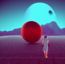 Narrativas visuais com 3d_ do zero a 1. Crie um curta de Terror com Unreal Engine 5 e Blender, com Ágata Tryshtee<br />Imagem divulgação  [Homeostasis Lab]