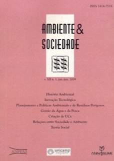 Ambiente & Sociedade, v. XII n. 1 (jan./jun. 2009)
Pedro Roberto Jacobi, Lúcia da Costa Ferreira, Héctor Ricardo Leis, Roberto Guimarães (editores)
Formato: 17x24cm, 226 páginas, R$ 30,00
ISSN: 1414-753X