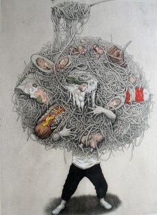 Sick of people II, 2011, 56 x 48 cm<br />Sohee Kim  [dilvulgação]