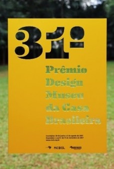 Cartaz de divulgação do 31º Prêmio Design. Autoria: Diego Rodrigues Belo