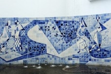 Painel de Burle Marx, Instituto Moreira Salles,Rio de Janeiro<br />Foto Paulo Jabur 