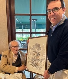 Pedro Cury e Gilberto Belleza, ex-presidentes do IABsp<br />Foto divulgação 