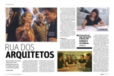 Matéria "Rua dos arquitetos" na Revista São Paulo [divulgação]