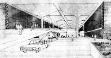 Concurso para Secretaria da Agricultura, 4º lugar, São Paulo, 1968. Arquitetos Siegbert Zanettini, João Calduro e Ludovico Martino