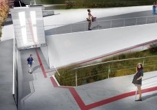 Concurso Passagens sob o Eixão, Brasília, menção honrosa, Arquitetos Juliano Monteiro Machado e Gustavo Utrabo