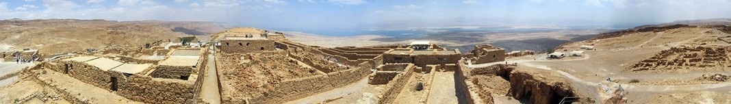 Ruínas arqueológicas em Masada, Israel. Foto Victor Hugo Mori