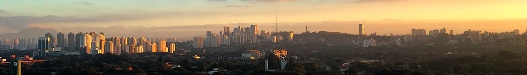 Nascer do sol em São Paulo. Foto Claudia Stinco