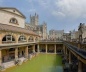 Os banhos romanos (thermae) de Bath, uma das mais antigas estações hidrotermais da Inglaterra