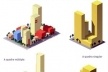 Tipologias de edifícios e combinações dentro de quadras múltipla e singular
  	  	 <br />Imagem dos autores do projeto 