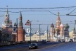 As torres do Kremlin e a Catedral de São Basílio 