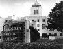 Biblioteca pública de Los Angeles.  Construção de 1926, em estilo Bizantino, egípcio, moderno e espanhol, foi restaurada depois do incêndio de 1986 [Website da University of California Santa Barbara]